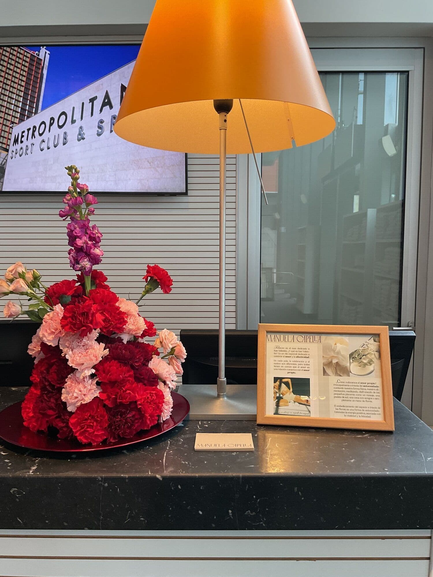 Centro Floral Claveles